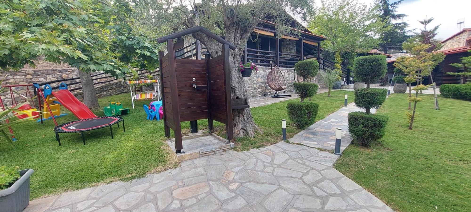 Dimitris' Villas - Villa 3 ออร์โมส ปานากีอาส ภายนอก รูปภาพ